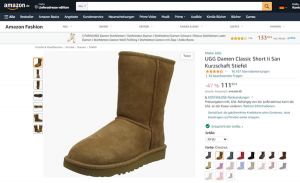UGG Damen Classic Short