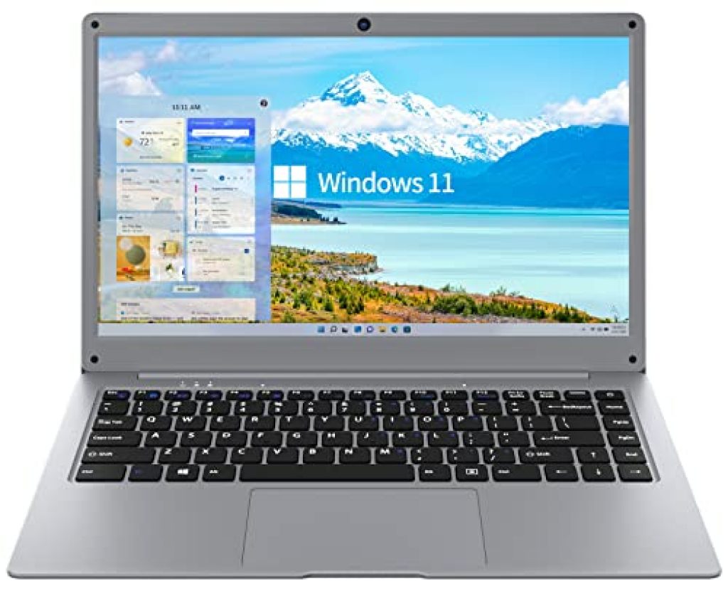 Jumper 14 Zoll Laptop, 12 GB RAM 256 GB SSD, Windows 11, Intel UHD Graphics, WLAN, Grau