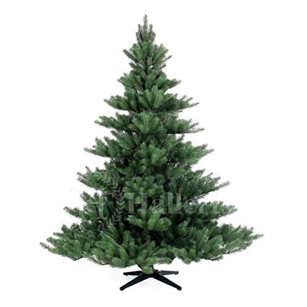 Original Hallerts® 100% Spritzguss Weihnachtsbaum Alnwick 180 cm als Nordmanntanne – aktuell mit 20% Frühbucher Rabatt - schwer entflammbar nach B1 Norm, Material TÜV und SGS geprüft