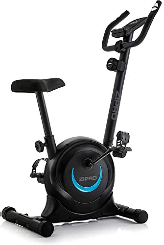 Zipro One S Heimtrainer Fahrrad für Zuhause Magnet Fahhrad bis 110 kg Magnete Exercise Bike Fitnessbike Fitness Fahrrad Hometrainer Cardio Fahrrad Computer Fitness Geräte Zuhause