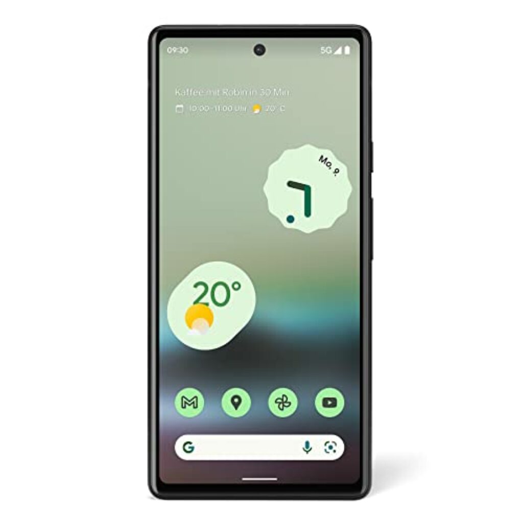 Google Pixel 6a – Freigeschaltetes Android-5G fähiges-Smartphone mit 12-Megapixel-Kamera – Chalk