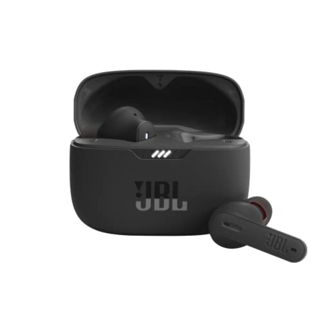 JBL Tune 230NC TWS In-Ear-Kopfhörer - True Wireless Bluetooth-Kopfhörer im Ladecase mit Active Noise Cancelling und bis zu 40 Stunden Akkulaufzeit, schwarz