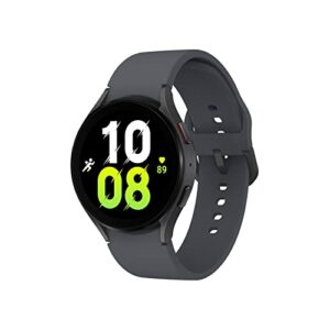 Samsung Galaxy Watch5 Smartwatch, Gesundheitsfunktionen, Fitness Tracker, ausdauernder Akku, Bluetooth, 44 mm, Graphite inkl. 36 Monate Herstellergarantie [Exklusiv bei Amazon]