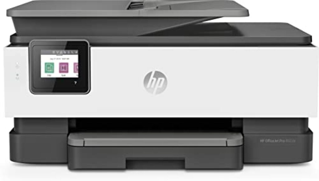 HP OfficeJet Pro 8022e Multifunktionsdrucker (HP+, A4,Scanner, Kopierer, WLAN, LAN, Duplex, HP ePrint, Airprint, 256 MB, mit 6 Probemonaten HP Instant Ink Inklusive) Basalt, Schwarzweiß, 20 Seiten/Min