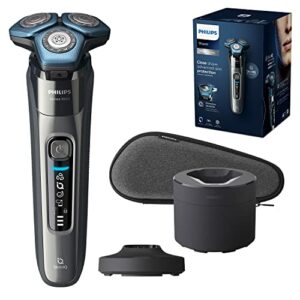 Philips Shaver Series 7000 Elektrischer Nass- und Trockenrasierer mit SkinIQ (Modell S7788/55)
