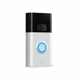 Ring Video-Türklingel Akku (Video Doorbell) | Türklingel mit Kamera, HD-Video, WLAN, Bewegungserfassung, Nachtsicht, Akku | Video-Türsprechanlage für deine Haustür, 2. Gen. | Funktioniert mit Alexa