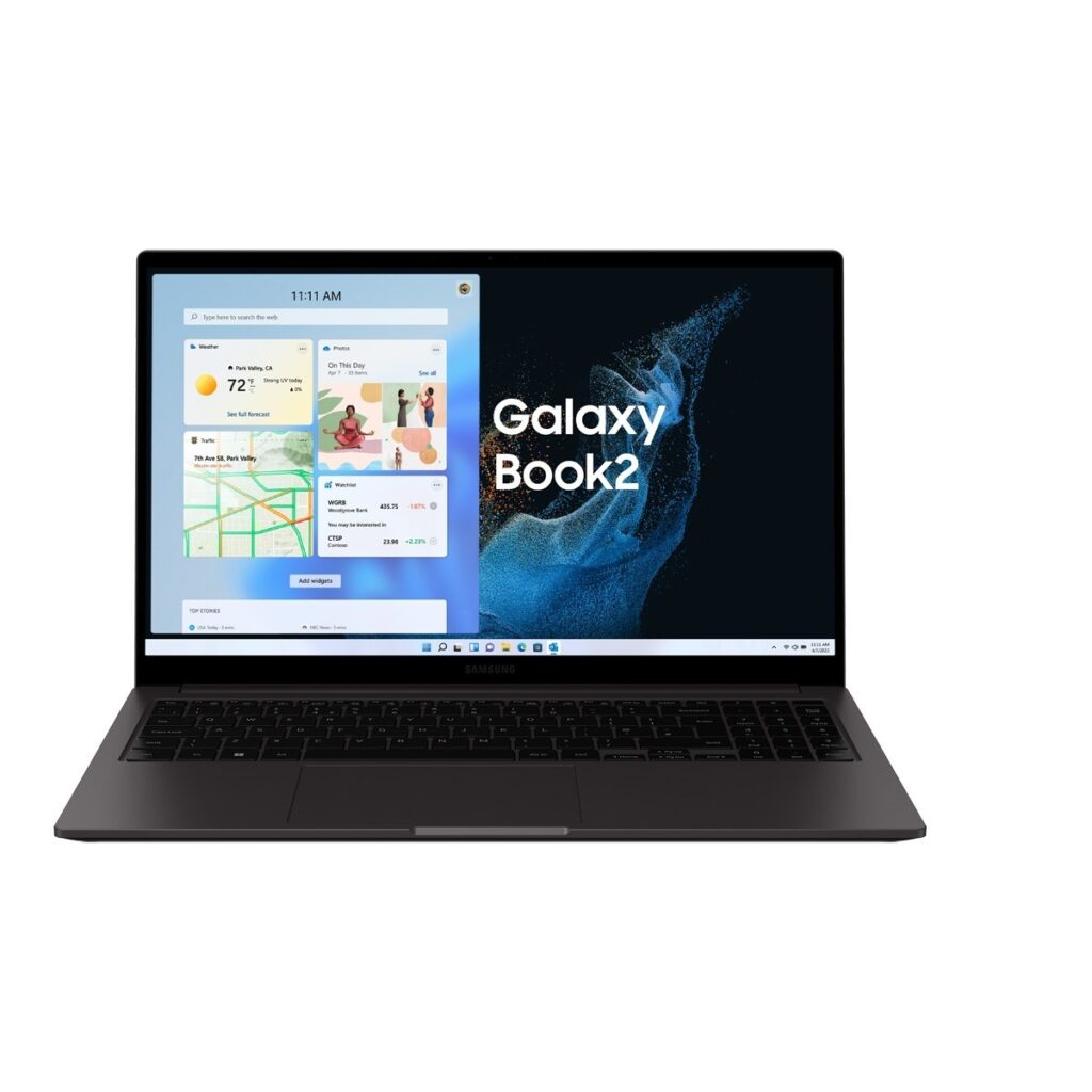 SAMSUNG Galaxy Book2 - 39,60cm 15,6Zoll i3-1215U 8GB 512GB SSD W11H Graphite