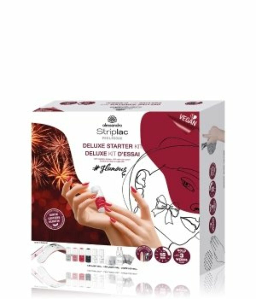 Alessandro Striplac Peel Or Soak Glitter & Glamour Starter Kit Deluxe Nagellack-Set