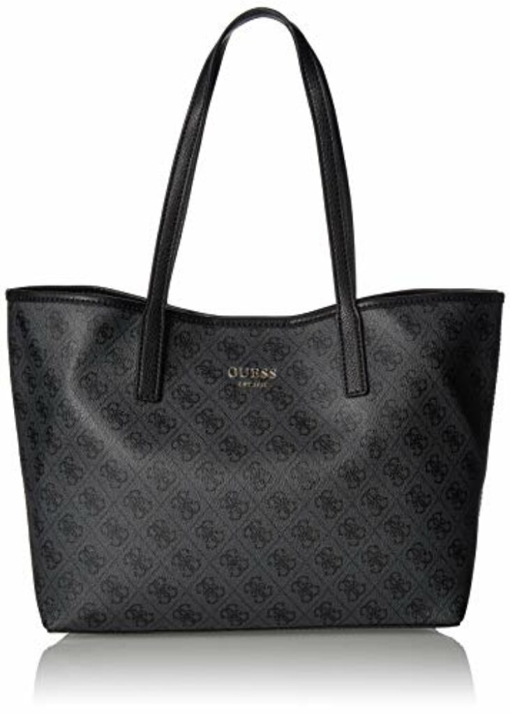 Guess Women's Vikky Handbag, Black (Coal/Coa), Einheitsgröße