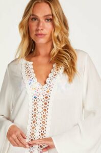 Hunkemöller Tunika Beach Lace Weiß