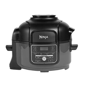 Ninja Foodi 6-in-1 Multikocher MINI [OP100EU], Druckgaren, Heißluft-Frittieren, Langsames Garen, Dämpfen, Backen/Braten, Anbraten/Sautieren, 4,7 Liter, 60% Energiekosten sparen