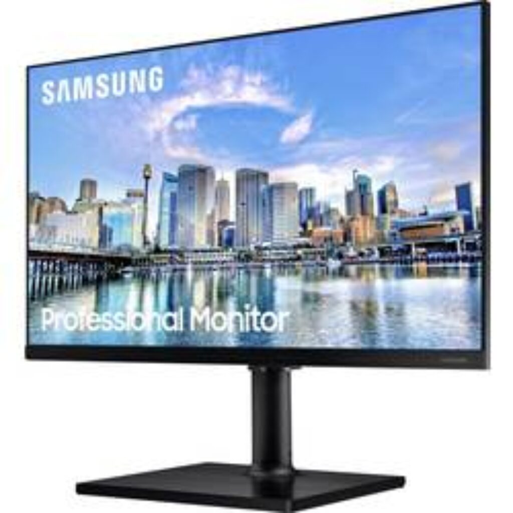 Samsung F24T452FQR LED-Monitor 61 cm (24 Zoll) EEK E (A - G) 1920 x 1080 Pixel Full HD 5 ms HDMI®, DisplayPort, Kopfhörer (3.5 mm Klinke), USB 2.0 IPS LED