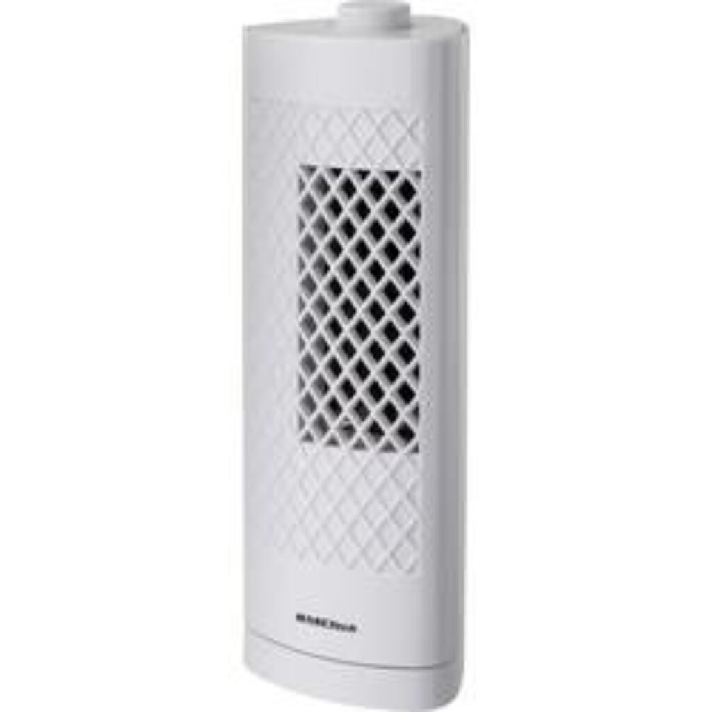 Basetech Tischventilator 25 W (L x B x H) 110 x 110 x 330 mm Weiß