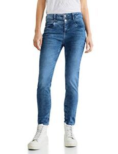 STREET ONE Damen A376058 Jeanshose, Sky Blue Bleach, 30W / 28L EU