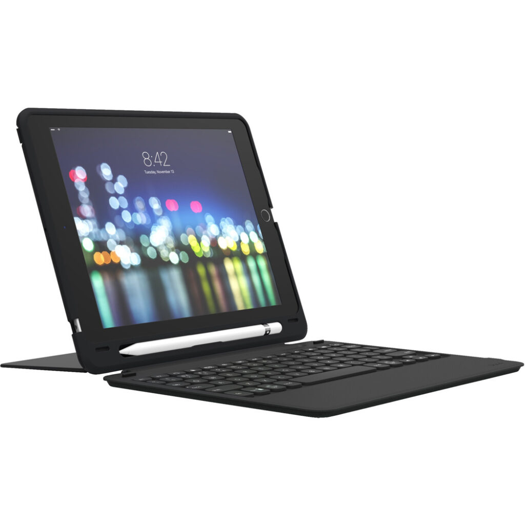 ZAGG Slim Keyboard Klapphülle Schwarz für das iPad 10.2 (2019 / 2020 / 2021)