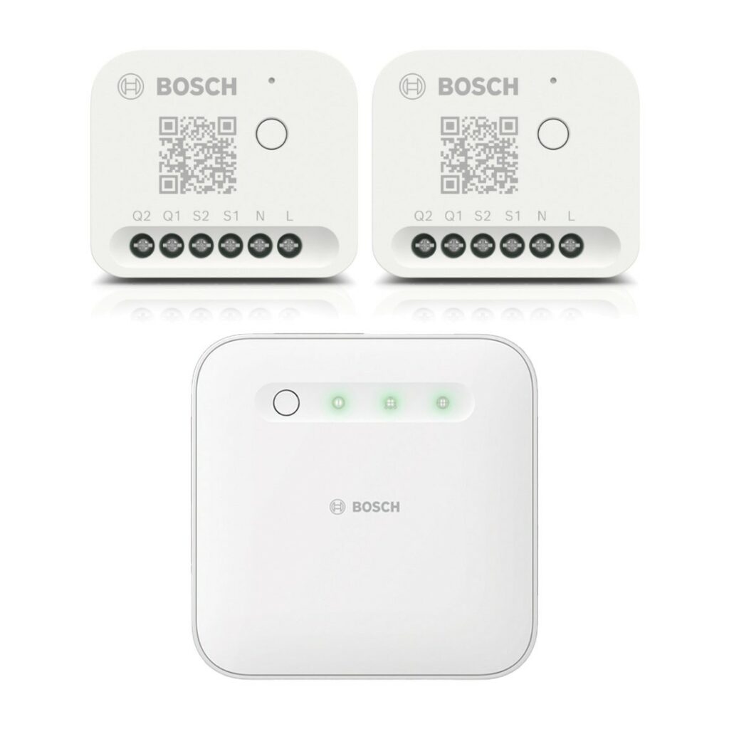 Bosch Smart Home - Starter Set Licht-/ Rollladensteuerung mit 12 Unterputz-Aktoren (Gen. 2)