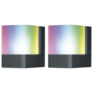 Ledvance SMART+ Wall Post Cube Up Wandleuchte Farbig WiFi 2er-Set
