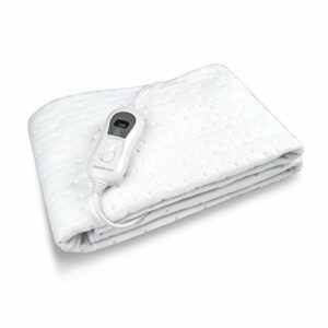 medisana HU 665 Wärmeunterbett, 150 x 80 cm, Abschaltautomatik, Überhitzungsschutz, 3 Temperatursstufen, waschbar, Matratzenheizung für alle gängigen Matratzen geeignet