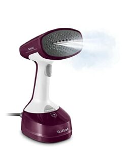 Tefal Dampfbürste DT7005 Access Steam Minute | 1100 Watt | inkl. Zubehör | 1 Dampfstufe | Tankfüllmenge: 150 ml | Lila/Grau/Weiß