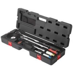 TOOLCRAFT TO-7677363 Profi-Drehmomentschlüssel-Set mit Teleskop-Umschaltknarre 1/2 (12.5 mm) 40 - 210 Nm