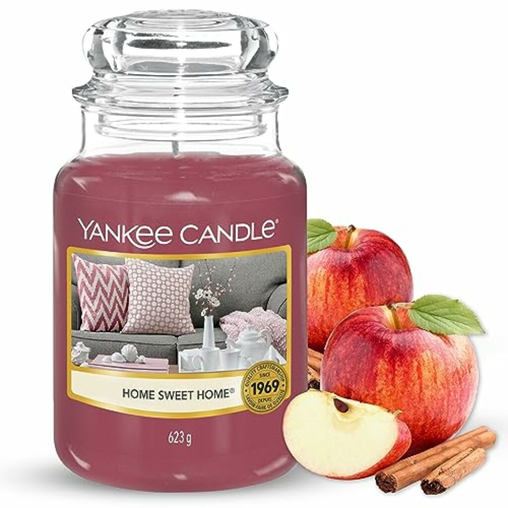 Yankee Candle Duftkerze | Home Sweet Home | Brenndauer bis zu 150 Stunden | Große Kerze im Glas