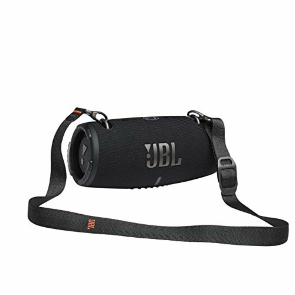 JBL Xtreme 3 Musikbox in Schwarz – Wasserdichter, portabler Stereo Bluetooth Speaker mit integrierter Powerbank – Mit nur einer Akku-Ladung bis zu 15 Stunden Musikgenuss