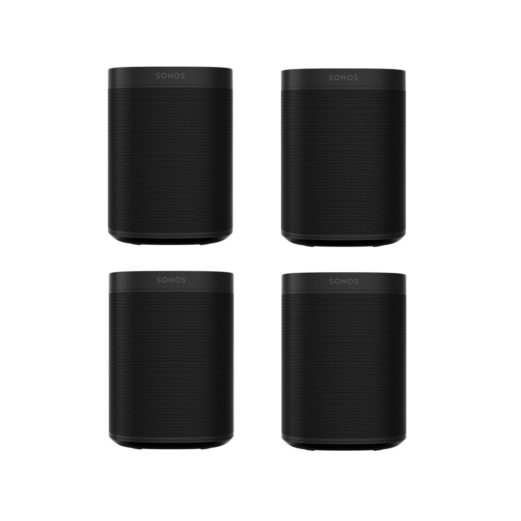 Sonos One SL 4er Set - WLAN-Lautsprecher