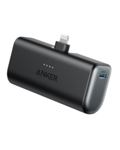 Anker Nano Power Bank (12W, Built-In Lightning Connector) Black