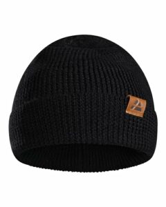 DANISH ENDURANCE Beanie aus Merinowolle (Schwarz) Herren unisex