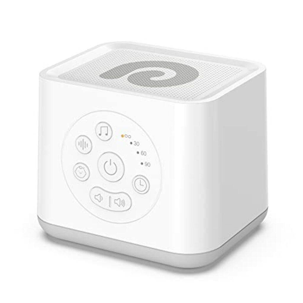 Dreamegg White Noise Machine Baby - D8 Einschlafhilfe Kleinkinder Erwachsene, Weißes Rauschen Soundmaschine mit 21 Beruhigende Klänge, Timer, Speicherfunktion