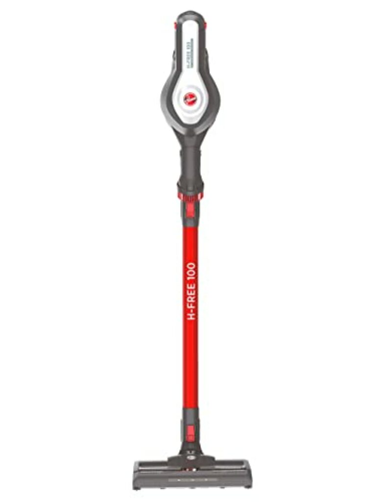 Hoover Akku-Staubsauger Tierhaare H-FREE 100 PETS ohne Beutel + Tierdüse I bis 40 Min. Laufzeit I Staubsauger kabellos mit LED, XL Staubbehälter & Parkfunktion I Akkusauger mit Fugendüse & Staubbürste