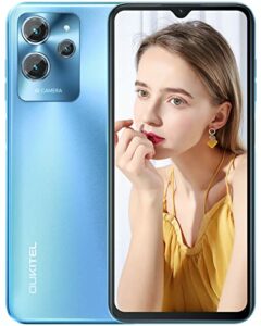 OUKITEL C32 Smartphone Ohne Vertrag, Android 12 Handy mit 8GB(13GB)+128GB/SD 1TB Octa-Core Prozessor, 6,52" HD+ Display, 5150mAh mit 10W Schnellaufladung Handys, 20MP Kamera, 4G Dual SIM Günstig Handy