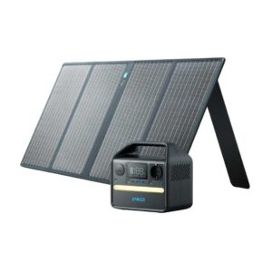 Anker Solargenerator 521 (Anker 521 PowerHouse - 256Wh | 100W mit 1× 100W Solarpanel) - Schwarz