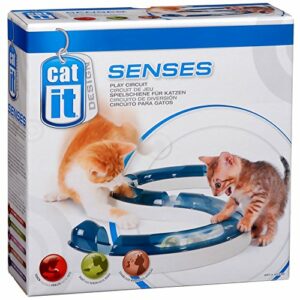 Catit Design Senses Spielschiene, Play Circuit, inklusive Ball, für Katzen, 1 Stück (1er Pack)