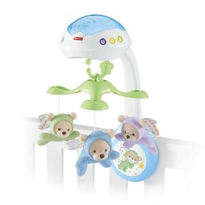 Fisher-Price 3-in-1-Traumbärchen-Mobile | Mobile für Babybett | Elektrisches Mobile mit Licht | Mobile für Kinderbett | Musikmobile | Babyerstausstattung ab Geburt | Babybett- und Baby-Zubehör, CDN41