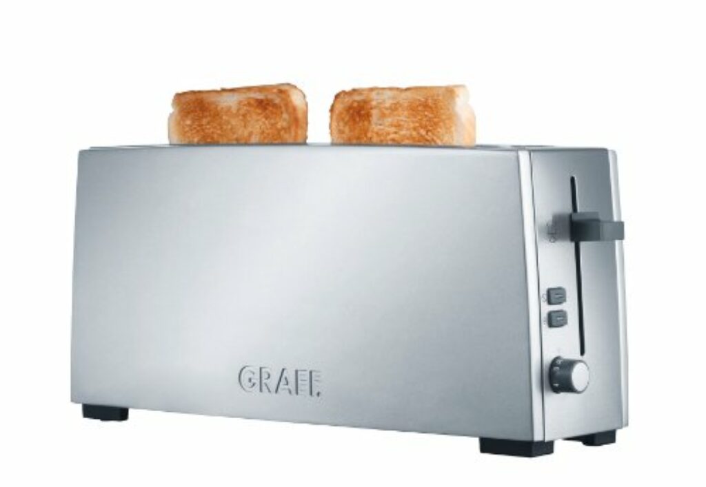 Graef Langschlitz-Toaster TO 90, Edelstahl, silber