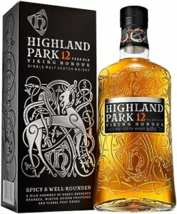 Highland Park 12 Jahre | Viking Honour | Single Malt Scotch Whisky | vollmundiger, rauchiger Geschmack | mit der Wikinger-Seele | 40 % Vol | 700 ml Einzelflasche