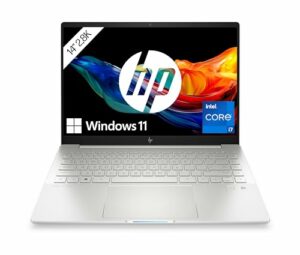 HP Pavilion Plus Laptop | 14 Zoll 2.8K-Display | Intel Core i7-12700H | 16GB DDR4 RAM | 1TB PCIe NVMe SSD | Intel Iris Xe Graphics | Windows 11 Home | QWERTZ-Tastatur | Silber
