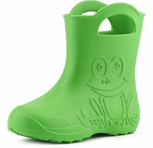 Ladeheid Eva Kinder Jungen Mädchen Gummistiefel Regenschuhe LA-CA-01 (Grün, 22/23 EU)