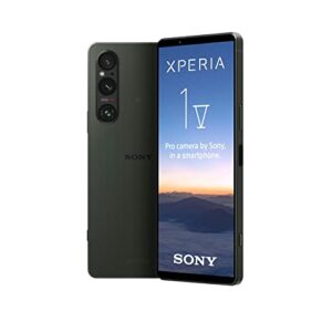 Sony Xperia 1 V (Next Gen Exmor T Sensor, 6,5 Zoll, 21:9, 4K HDR OLED, 120Hz, Dreifach-Objektiv (ZEISS), 3,5mm Klinke, Android 14, IP65/68) 24+12 Monate Herstellergarantie [Amazon Exklusiv] Khaki-Grün
