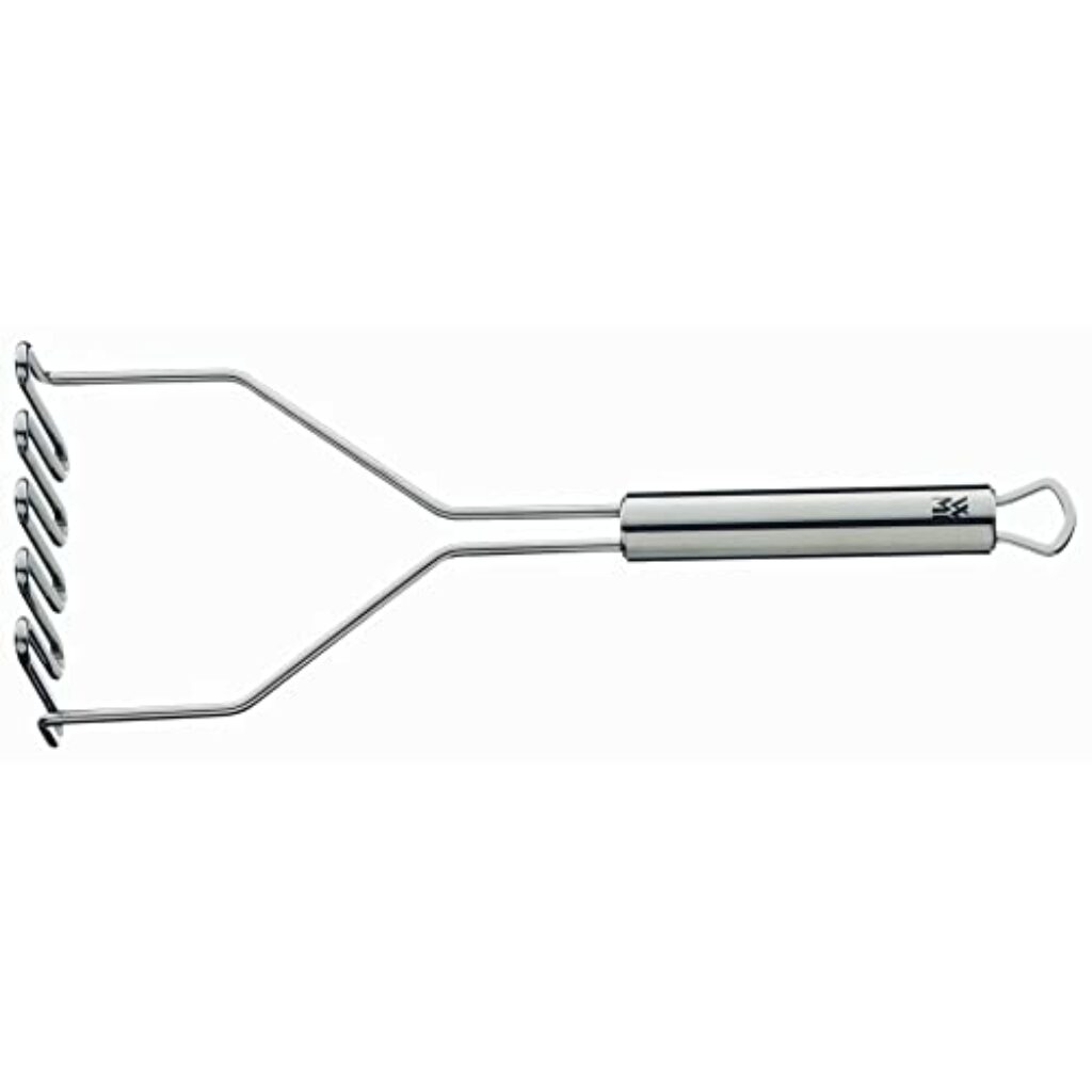 WMF Profi Plus Kartoffelstampfer 29 cm, Cromargan Edelstahl teilmattiert, spülmaschinengeeignet