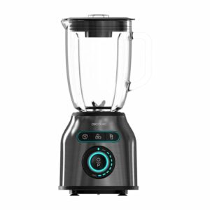 Cecotec Standmixer Power Black Titanium 2200MAX Smooth. 2200 W maximale Leistung, 6 Klingen aus Edelstahl, Ice-Crush-Funktion, Turbo- und Smoothie-Funktion, AutoClean-Funktion