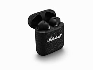 Marshall Minor III True Wireless In-ear Bluetooth Ohrhörer, Kabelloser Kopfhörer, 25 kabellose Stunden Akkukapazität - Schwarz, Einheitsgröße