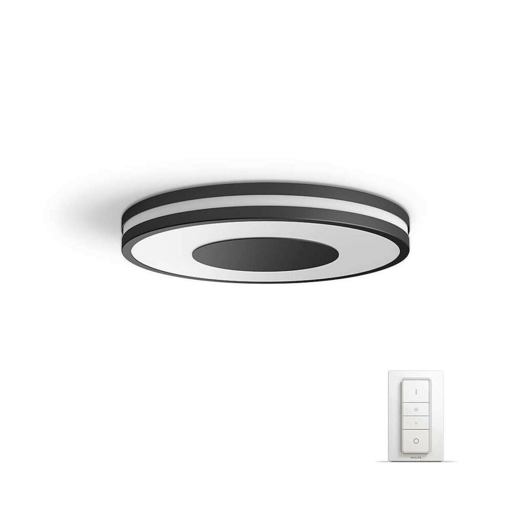 Philips Hue White Ambiance Being - LED-Deckenleuchte mit Dimmschalter - Black