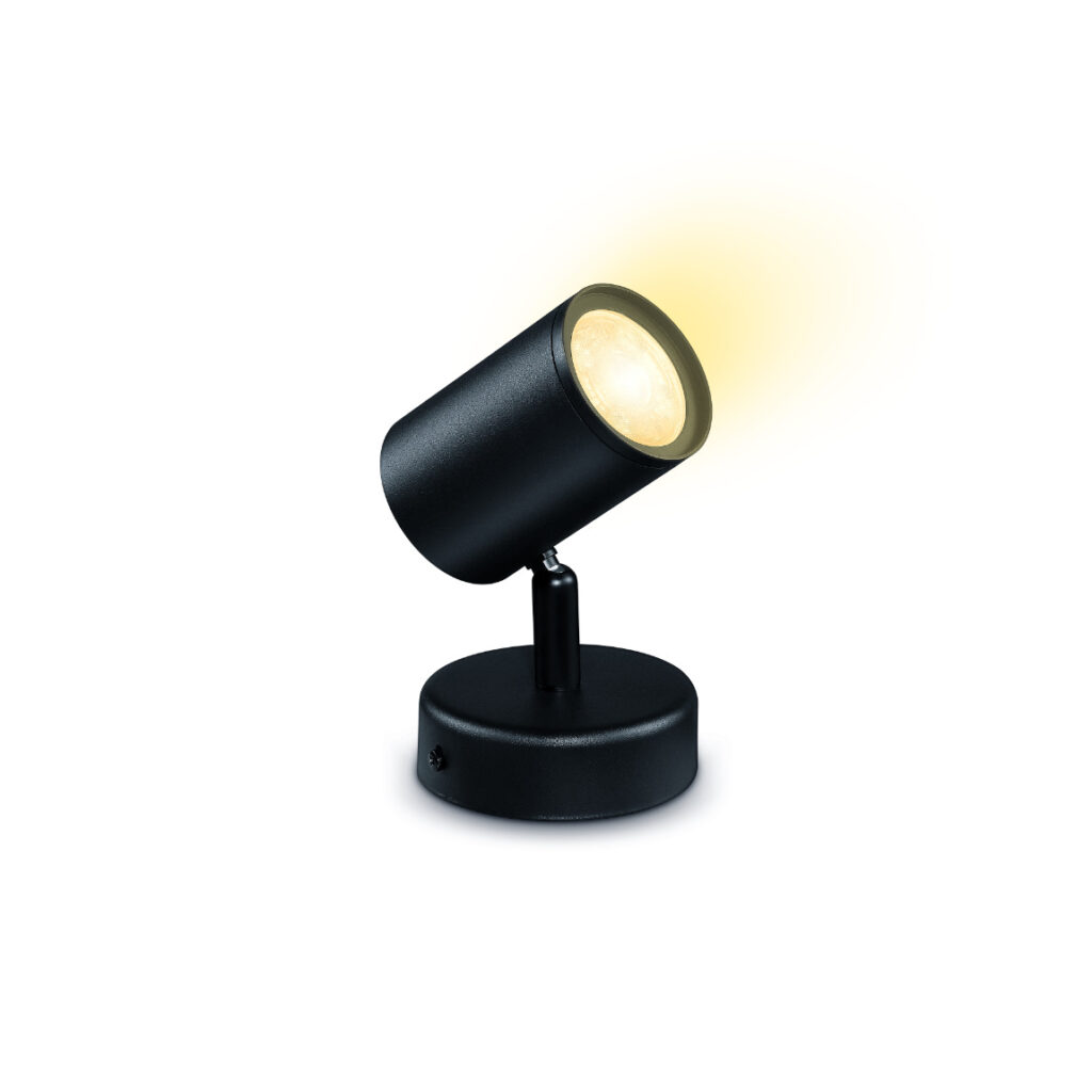 WiZ IMAGEO Spots Deckenleuchte Tunable 1x 5W Weiß - schwarz