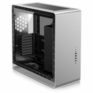 Jonsbo UMX6S E-ATX Midi-Tower, Tempered Glass - silber