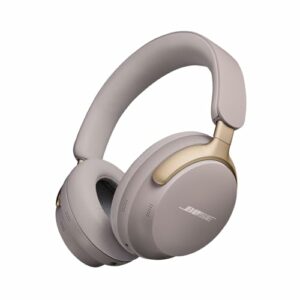 NEU Bose QuietComfort Ultra Kabellose Kopfhörer mit Noise-Cancelling für räumlichen Klang, Over-Ear-Kopfhörer mit Mikrofon, Bis zu 24 Std Akku, Kopfhörer mit Raumklang, Sandstein - Limited Edition
