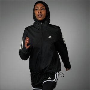 Own the Run Hooded Running Windbreaker