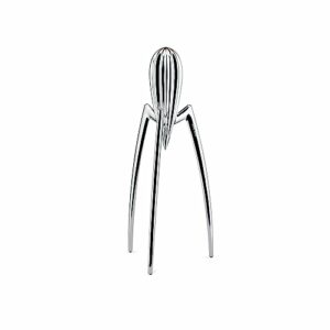 Alessi PSJS JUICY SALIF Zitronenpresse aus Gußaluminium glänzend, Silber, 11 x 13.7 x 27 cm