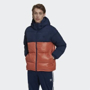 Down Regen Hooded Puffer Daunenjacke